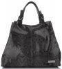 Kožené kabelka shopper bag Vittoria Gotti šedá V898GPIT